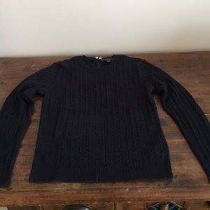 Brooks Brothers Cable Knit Cotton-Cashmere Sweater